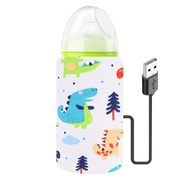 Baby Baby Bottle Insulation Cover USB Portable Thermal Bag Thickened Feeding Bottle Cover