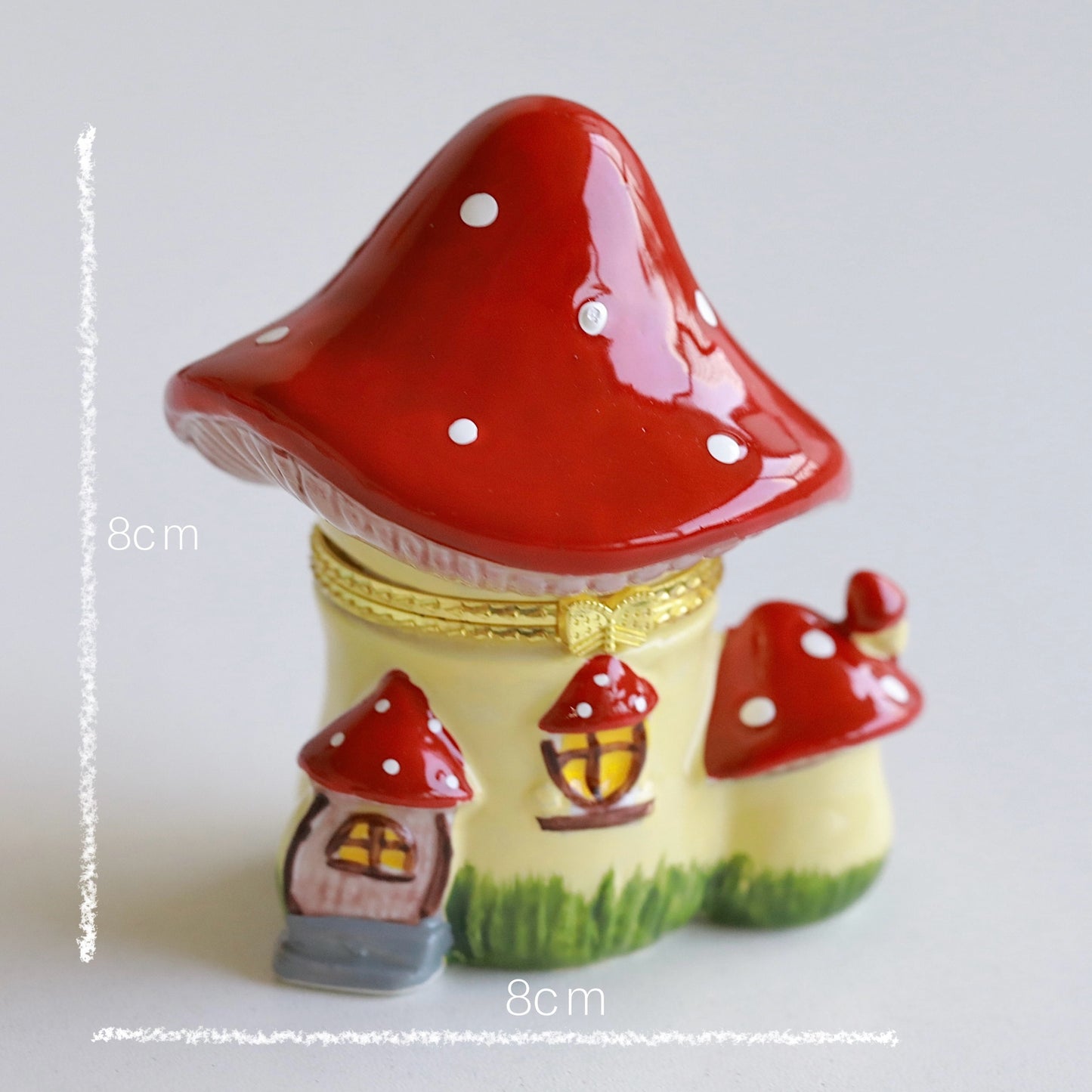 Vintage Cute Creative Ceramic Jewelry Storage Box