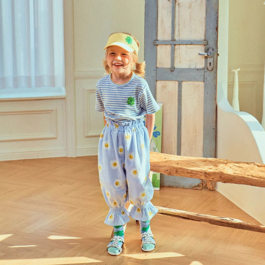 Cartoon Girl's Clothing Suit