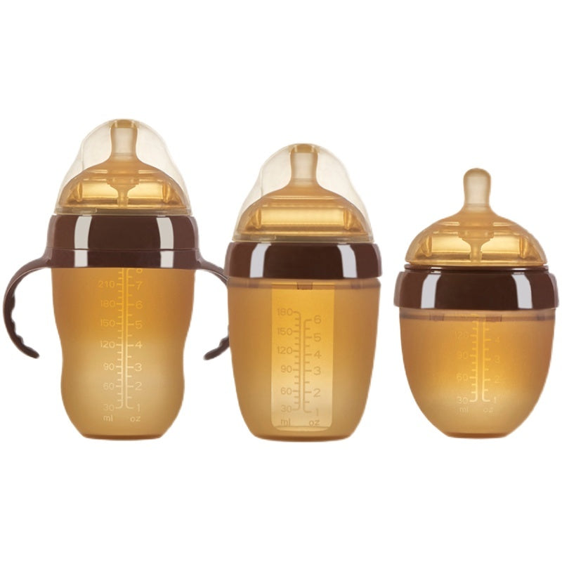 Nano-silver Silicone Feeding Bottle With Extra Large And Wide Caliber