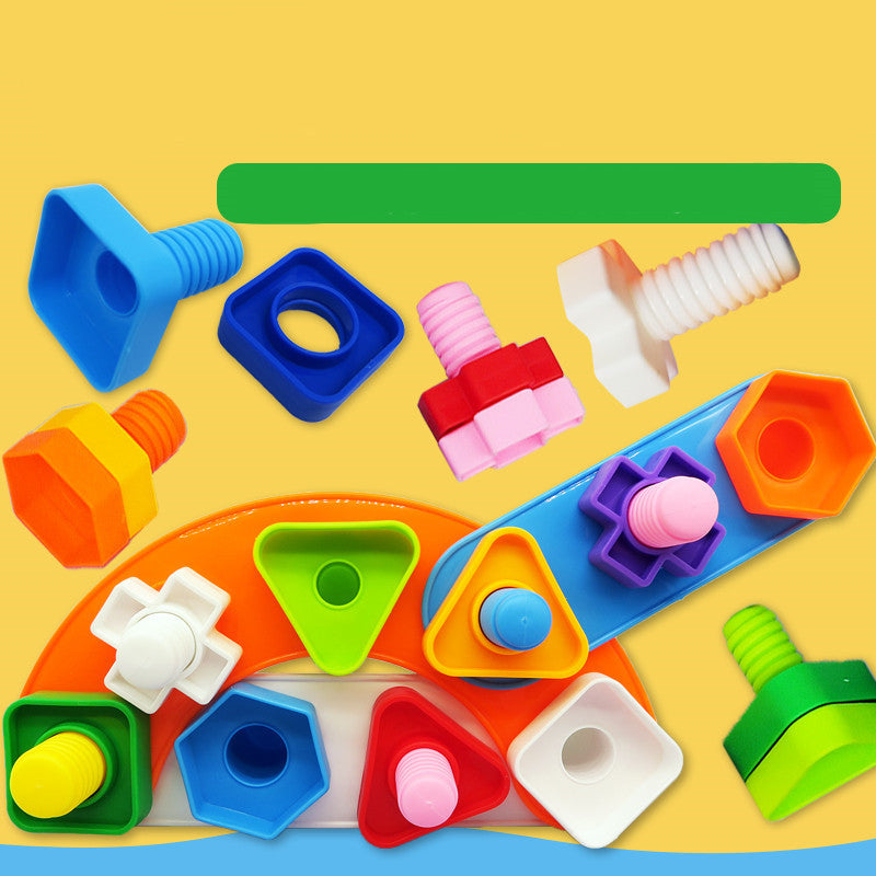 Screw Toy Baby Children Screw Nut Combination Disassembly Puzzle Assembly Disassembly Building Block Toys