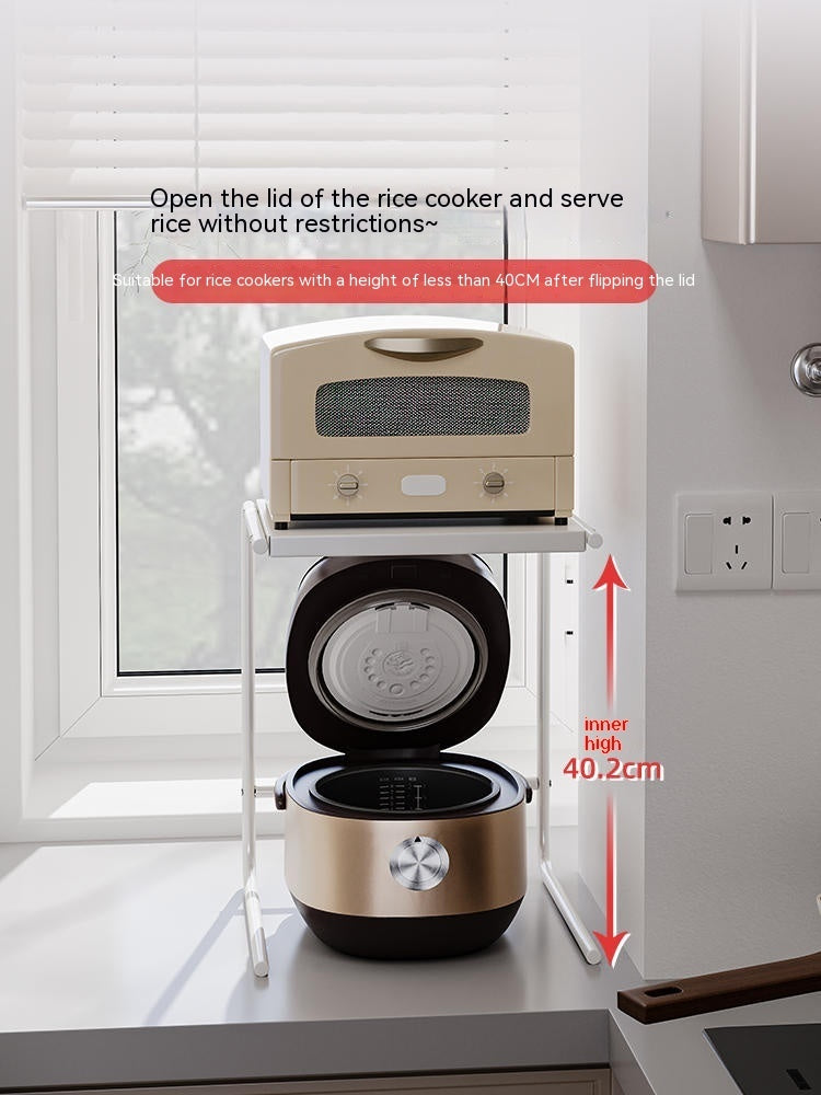 Desktop Corner Rice Cooker Rack Layered Storage Rack