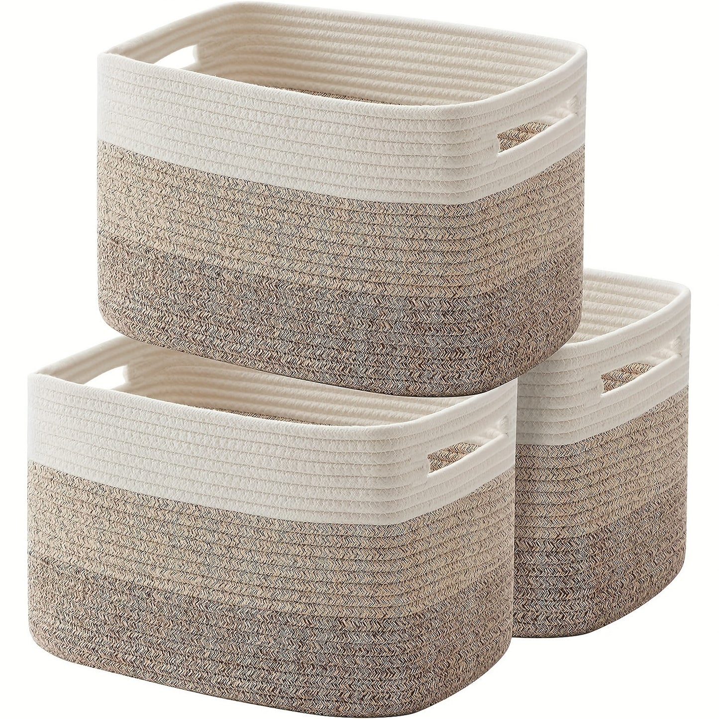 Rectangular Square Hollow Woven Storage Basket
